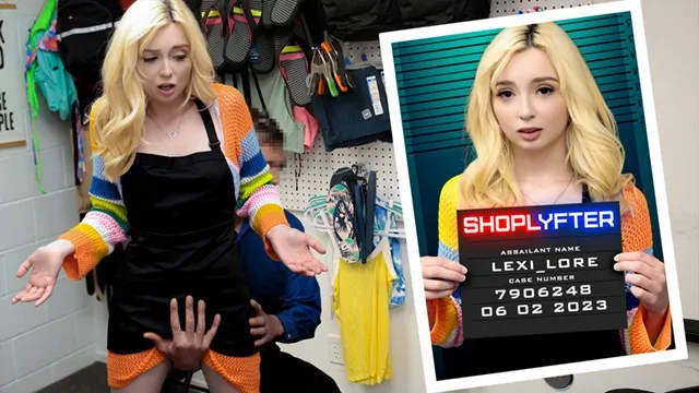 Watch Petite Blonde Teenie Thief Thief Get Pounded Doggystyle by Mall Guard Shoplyfter